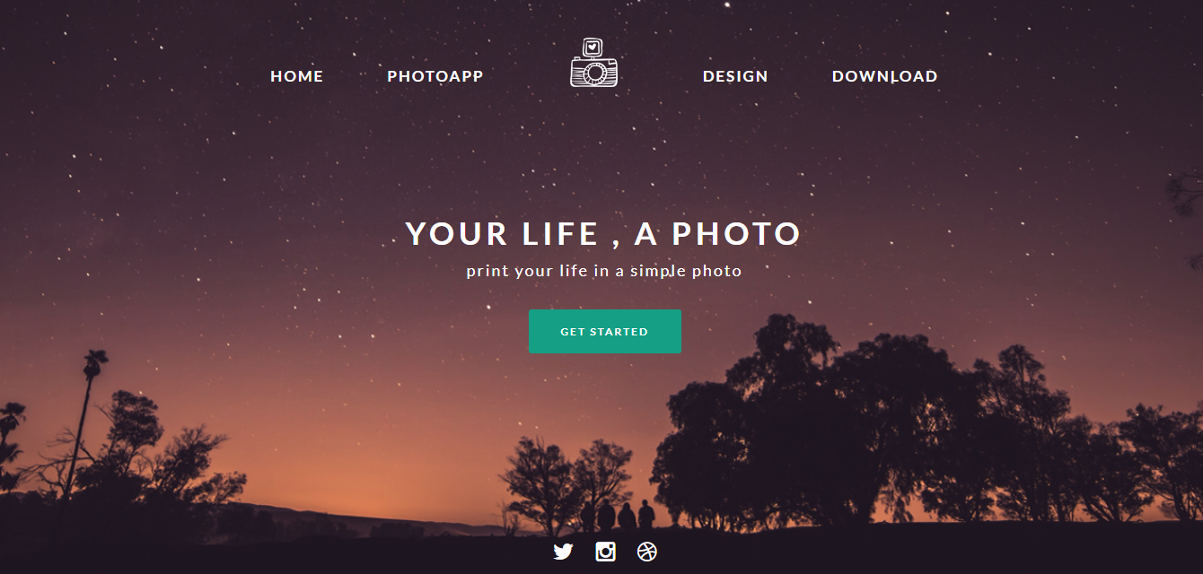 website screen
